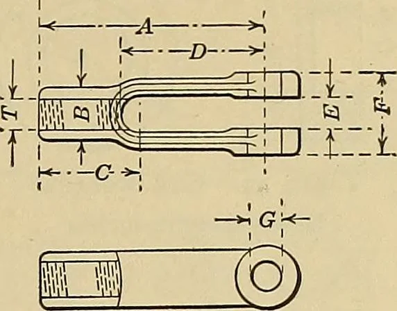 An illustration from Handbook for machine designers, shop men and draftsmen, 1916, leaf 305