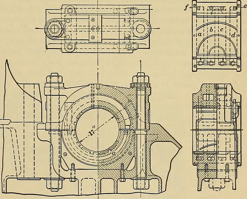 An illustration from Handbook for machine designers, shop men and draftsmen, 1916, leaf 43