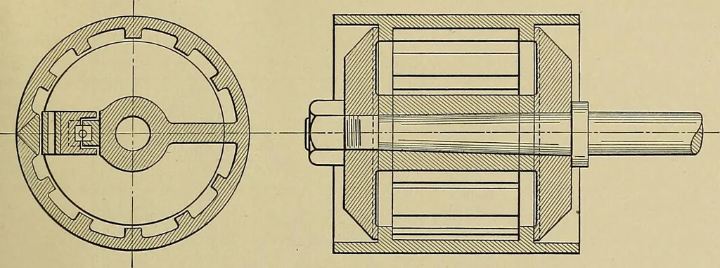 An illustration from Handbook for machine designers, shop men and draftsmen, 1916, leaf 451