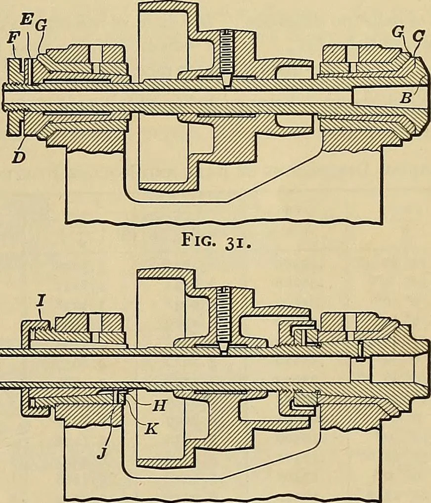 An illustration from Handbook for machine designers, shop men and draftsmen, 1916, leaf 47