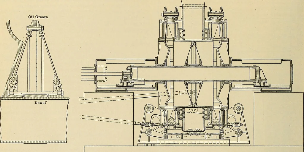 An illustration from Handbook for machine designers, shop men and draftsmen, 1916, leaf 476