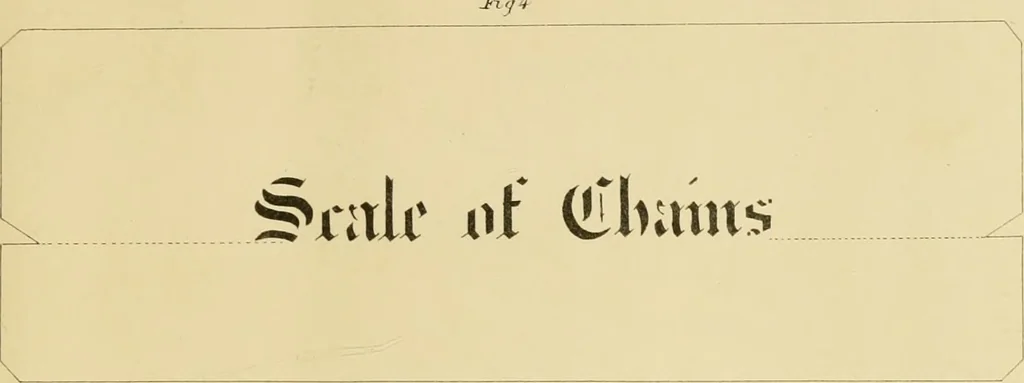An illustration from A hand-book for mapping, engineering, and architectural drawing : in which maps of all descriptiosn are analyzed, and their several uses fully explained ; intended for the use of civil engineers, architects, and surveyors, also for naval and military academies, engineering schools and colleges, and draughtsmen ; illustrated with forty-three large plates and thirty-nine woodcuts, among which will be found examples of a parliamentary railway plan, section, and cross sections, prepared in compliance with the standing orders of the House of Commons ; with plain instructions for lithographing and zincographing maps and drawings, and an exposition of the relative cost and merits of engraving, lithographing, and zincographing, 1846, leaf 167