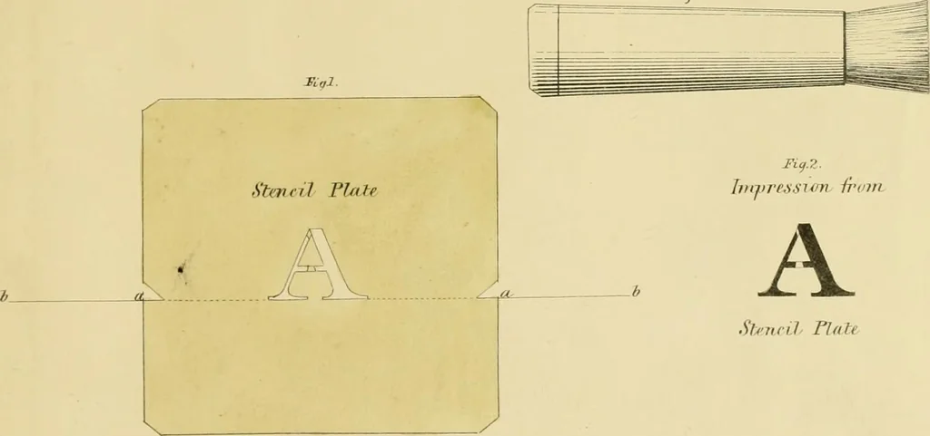 An illustration from A hand-book for mapping, engineering, and architectural drawing : in which maps of all descriptiosn are analyzed, and their several uses fully explained ; intended for the use of civil engineers, architects, and surveyors, also for naval and military academies, engineering schools and colleges, and draughtsmen ; illustrated with forty-three large plates and thirty-nine woodcuts, among which will be found examples of a parliamentary railway plan, section, and cross sections, prepared in compliance with the standing orders of the House of Commons ; with plain instructions for lithographing and zincographing maps and drawings, and an exposition of the relative cost and merits of engraving, lithographing, and zincographing, 1846, leaf 167