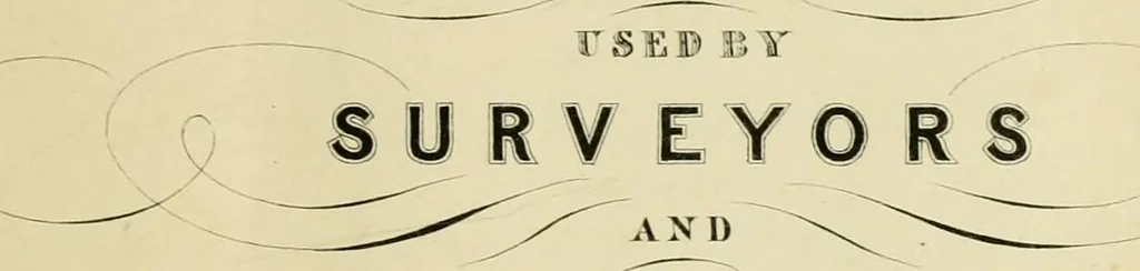 An illustration from A hand-book for mapping, engineering, and architectural drawing : in which maps of all descriptiosn are analyzed, and their several uses fully explained ; intended for the use of civil engineers, architects, and surveyors, also for naval and military academies, engineering schools and colleges, and draughtsmen ; illustrated with forty-three large plates and thirty-nine woodcuts, among which will be found examples of a parliamentary railway plan, section, and cross sections, prepared in compliance with the standing orders of the House of Commons ; with plain instructions for lithographing and zincographing maps and drawings, and an exposition of the relative cost and merits of engraving, lithographing, and zincographing, 1846, leaf 5
