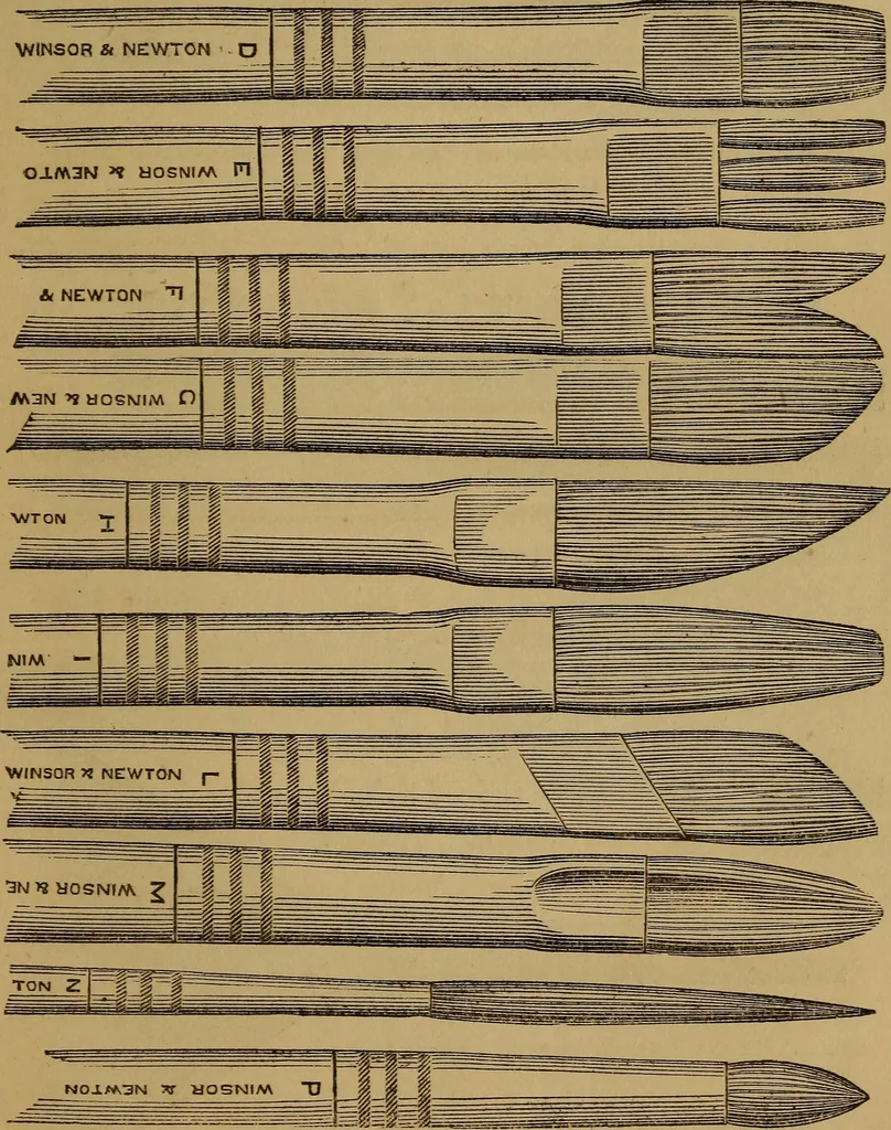 An illustration from Hand-book for the preservation of pictures; containing practical instructions for cleaning, lining, repairing, and restoring oil paintings, with remarks on the distribution of works of art in houses and galleries, their care and preservation, 1876, leaf 104