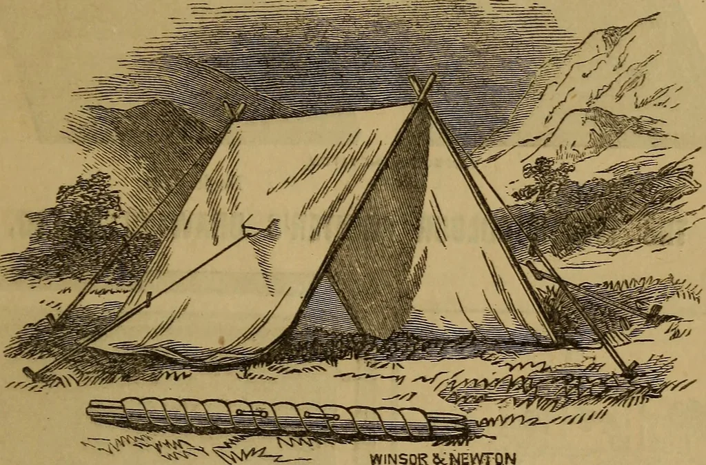 An illustration from Hand-book for the preservation of pictures; containing practical instructions for cleaning, lining, repairing, and restoring oil paintings, with remarks on the distribution of works of art in houses and galleries, their care and preservation, 1876, leaf 118