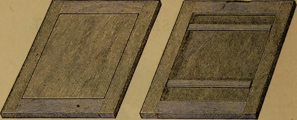An illustration from Hand-book for the preservation of pictures; containing practical instructions for cleaning, lining, repairing, and restoring oil paintings, with remarks on the distribution of works of art in houses and galleries, their care and preservation, 1876, leaf 119