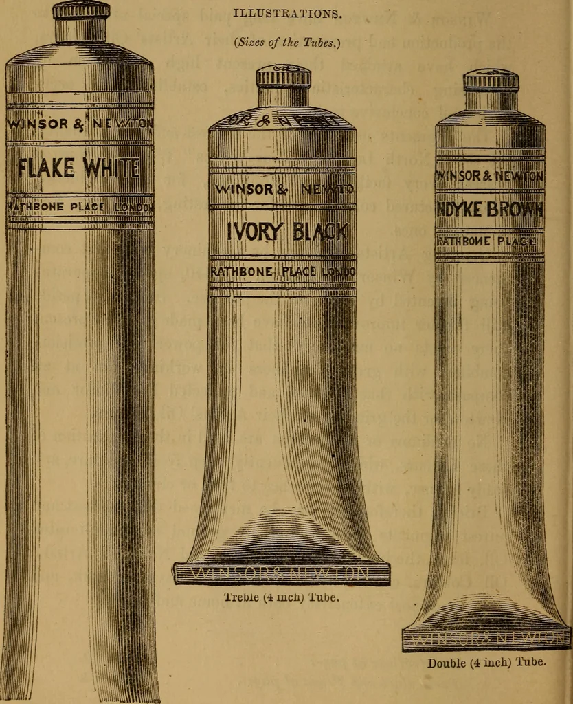 An illustration from Hand-book for the preservation of pictures; containing practical instructions for cleaning, lining, repairing, and restoring oil paintings, with remarks on the distribution of works of art in houses and galleries, their care and preservation, 1876, leaf 77