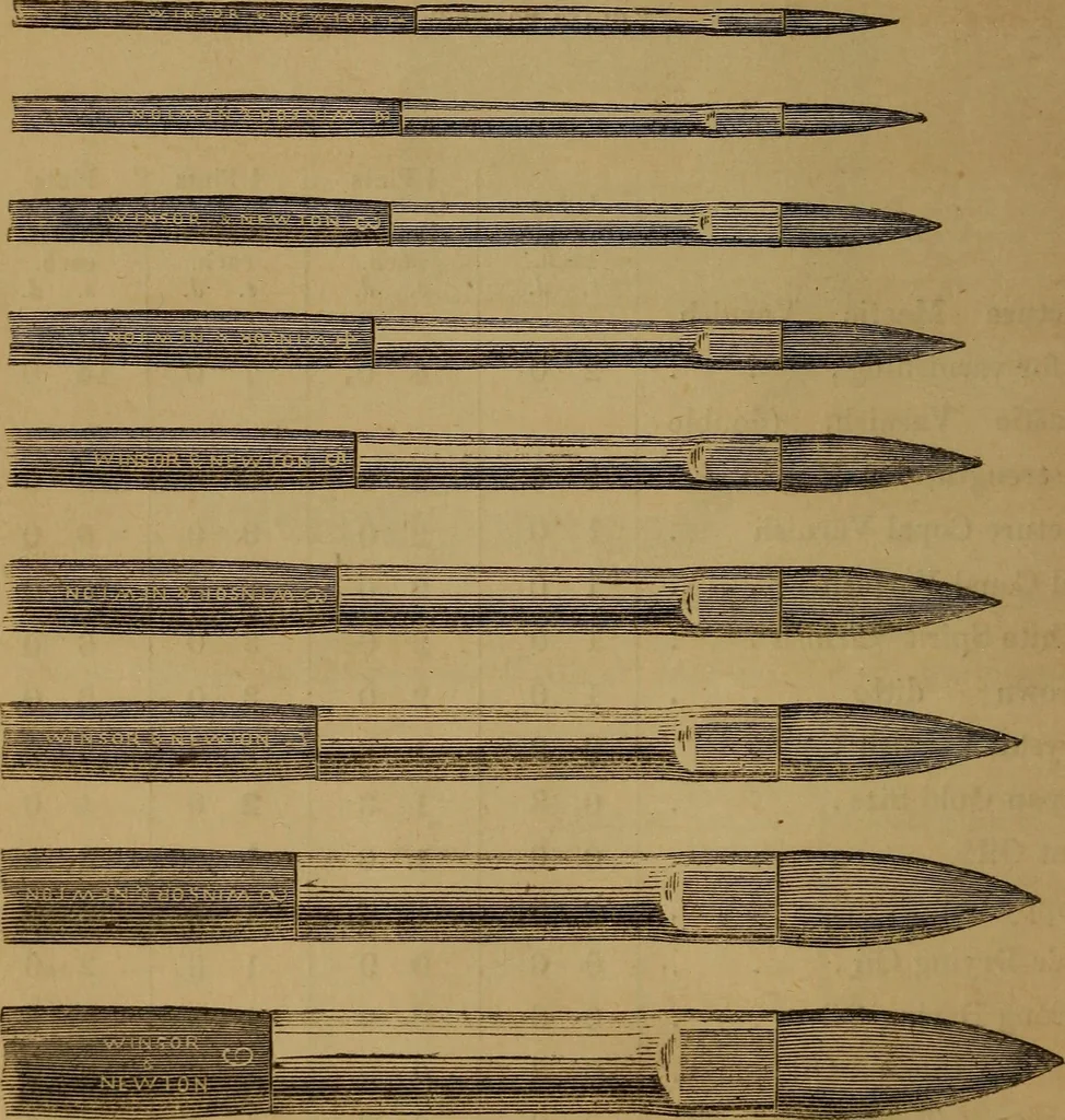 An illustration from Hand-book for the preservation of pictures; containing practical instructions for cleaning, lining, repairing, and restoring oil paintings, with remarks on the distribution of works of art in houses and galleries, their care and preservation, 1876, leaf 97