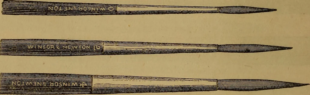 An illustration from Hand-book for the preservation of pictures; containing practical instructions for cleaning, lining, repairing, and restoring oil paintings, with remarks on the distribution of works of art in houses and galleries, their care and preservation, 1876, leaf 99