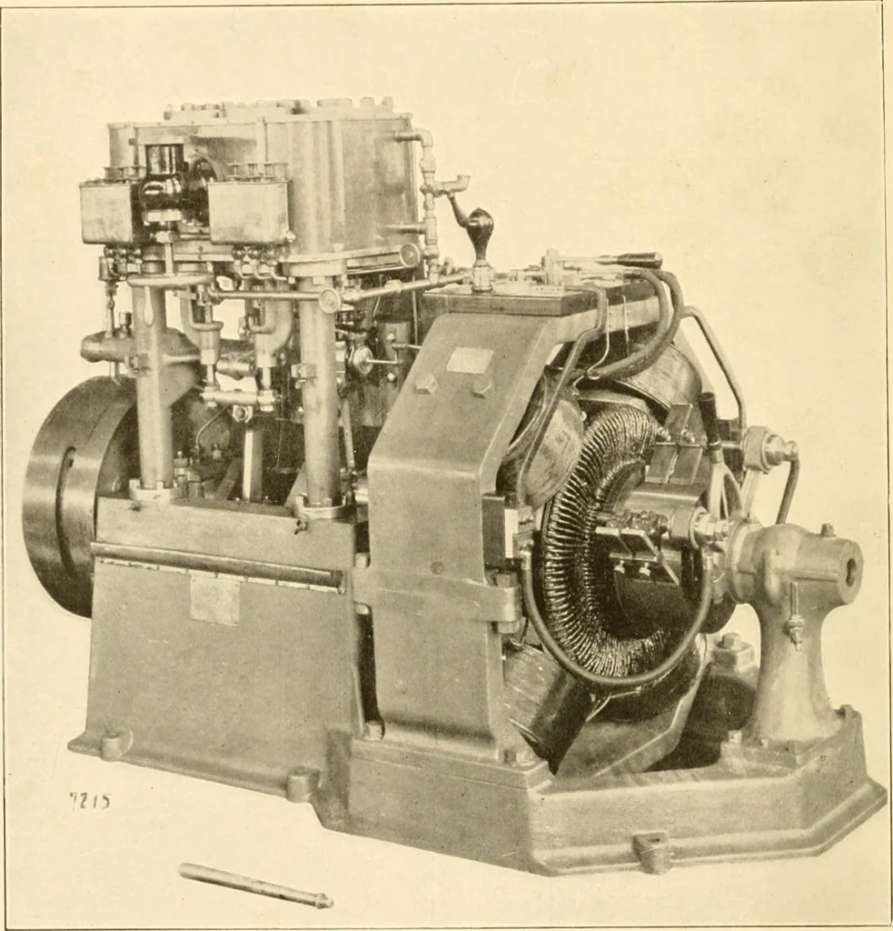 An illustration from Handbook for the use of electricians in the operation and care of electrical machinery and apparatus of the U. S. seacoast defenses .., 1904, leaf 10