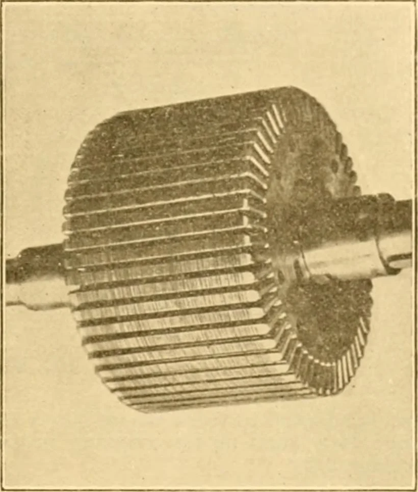 An illustration from Handbook for the use of electricians in the operation and care of electrical machinery and apparatus of the U. S. seacoast defenses .., 1904, leaf 107