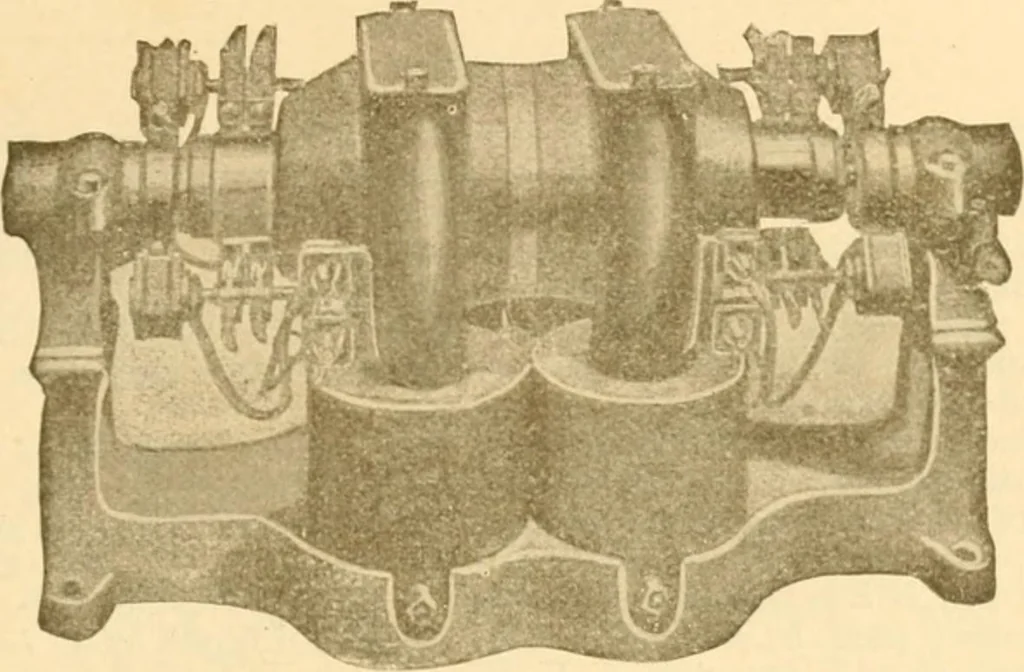 An illustration from Handbook for the use of electricians in the operation and care of electrical machinery and apparatus of the U. S. seacoast defenses .., 1904, leaf 123