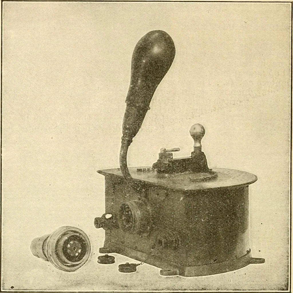 An illustration from Handbook for the use of electricians in the operation and care of electrical machinery and apparatus of the U. S. seacoast defenses .., 1904, leaf 154