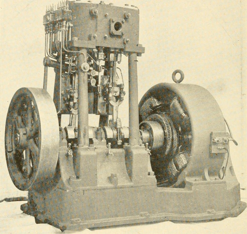 An illustration from Handbook for the use of electricians in the operation and care of electrical machinery and apparatus of the U. S. seacoast defenses .., 1904, leaf 32