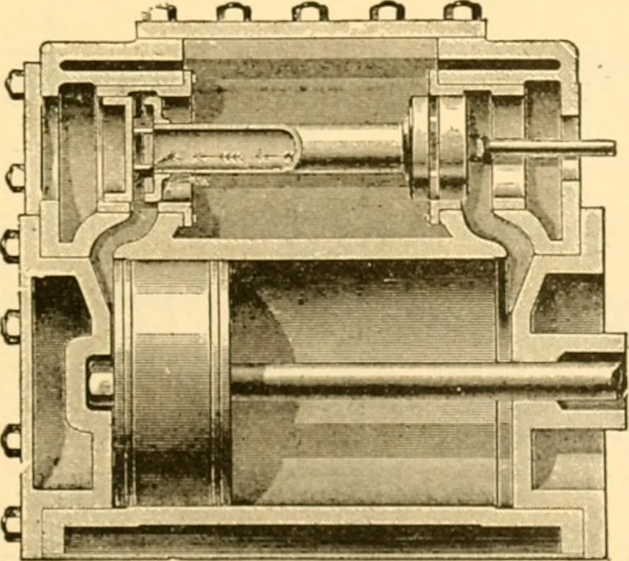 An illustration from Handbook for the use of electricians in the operation and care of electrical machinery and apparatus of the U. S. seacoast defenses .., 1904, leaf 37