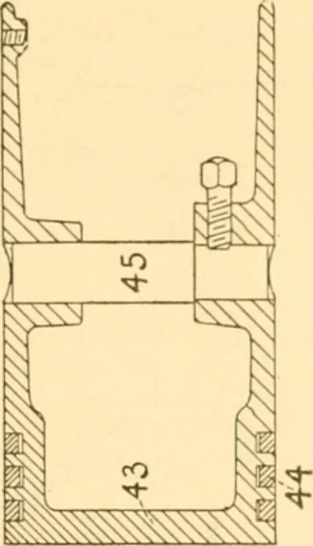 An illustration from Handbook for the use of electricians in the operation and care of electrical machinery and apparatus of the U. S. seacoast defenses .., 1904, leaf 43