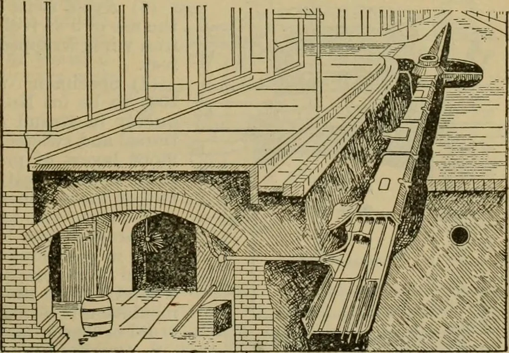An illustration from Handbook for the use of electricians in the operation and care of electrical machinery and apparatus of the U.S. seacoast defenses, 1902, leaf 202