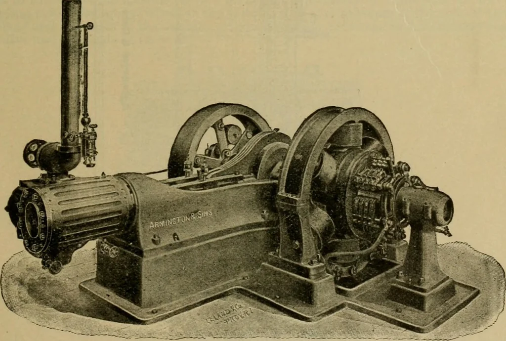 An illustration from Handbook for the use of electricians in the operation and care of electrical machinery and apparatus of the U.S. seacoast defenses, 1902, leaf 36