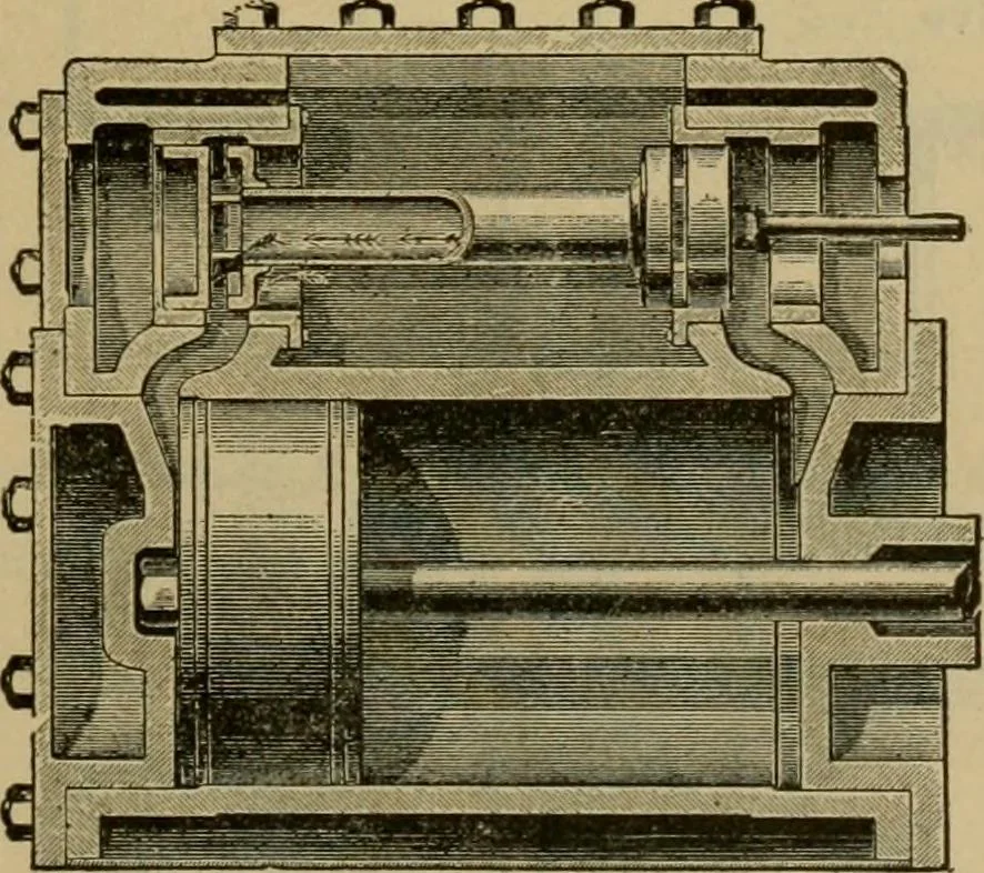 An illustration from Handbook for the use of electricians in the operation and care of electrical machinery and apparatus of the U.S. seacoast defenses, 1902, leaf 38