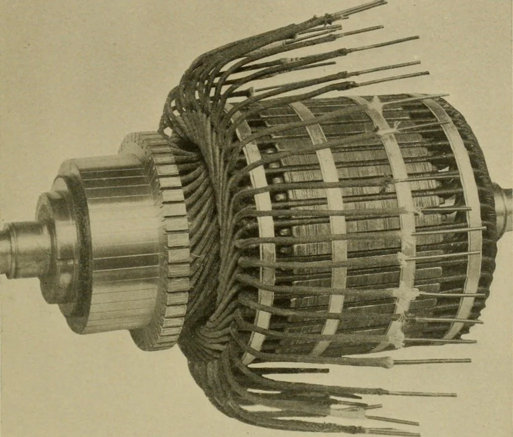 An illustration from Handbook for the use of electricians in the operation and care of electrical machinery and apparatus of the U.S. seacoast defenses, 1902, leaf 56