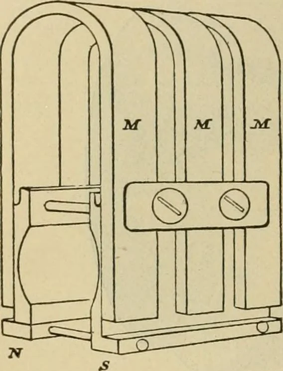 An illustration from Handbook for the use of electricians in the operation and care of electrical machinery and apparatus of the U.S. seacoast defenses, 1902, leaf 63