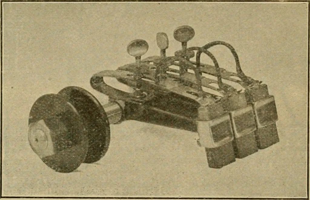 An illustration from Handbook for the use of electricians in the operation and care of electrical machinery and apparatus of the U.S. seacoast defenses, 1902, leaf 69