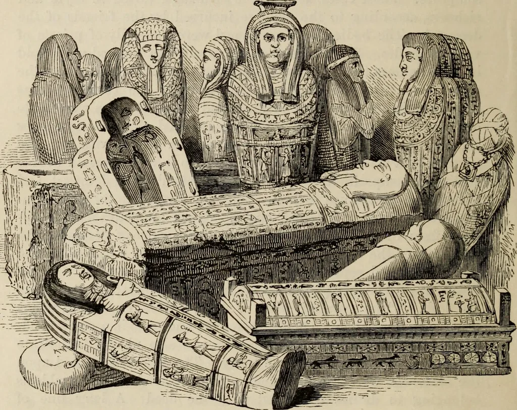 An illustration from Handbook of archaeology, Egyptian - Greek - Etruscan - Roman, 1867, leaf 122