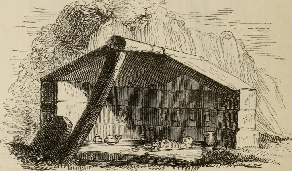 An illustration from Handbook of archaeology, Egyptian - Greek - Etruscan - Roman, 1867, leaf 128