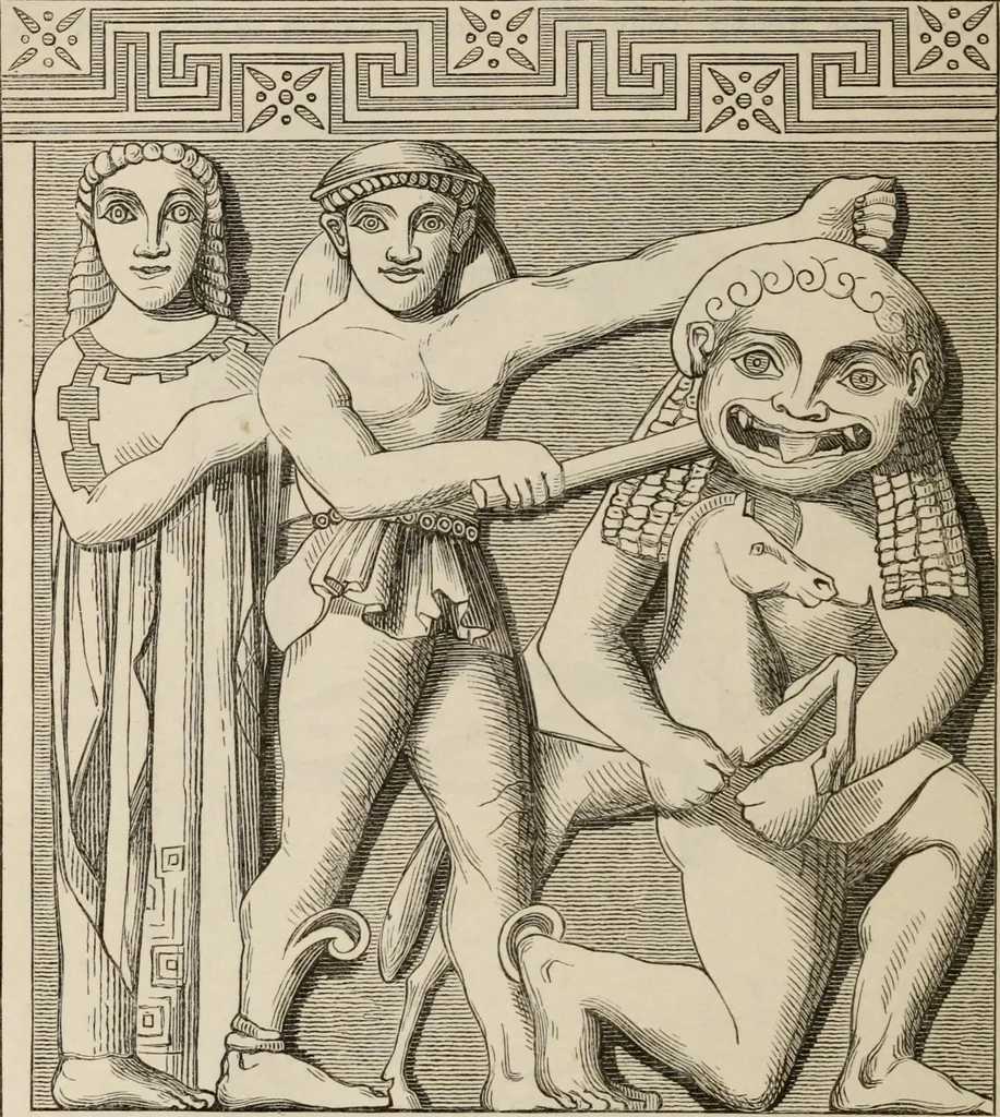 An illustration from Handbook of archaeology, Egyptian - Greek - Etruscan - Roman, 1867, leaf 148