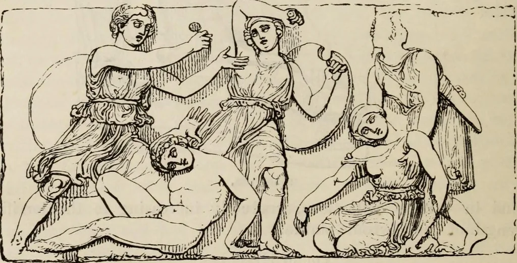 An illustration from Handbook of archaeology, Egyptian - Greek - Etruscan - Roman, 1867, leaf 222