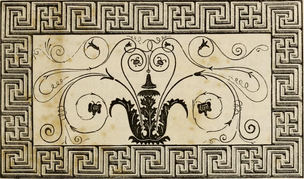 An illustration from Handbook of archaeology, Egyptian - Greek - Etruscan - Roman, 1867, leaf 253