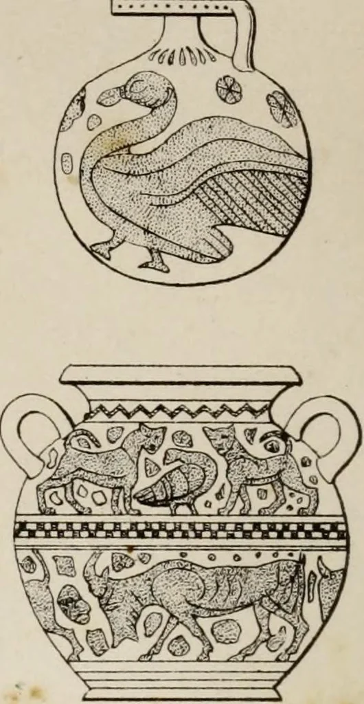 An illustration from Handbook of archaeology, Egyptian - Greek - Etruscan - Roman, 1867, leaf 276
