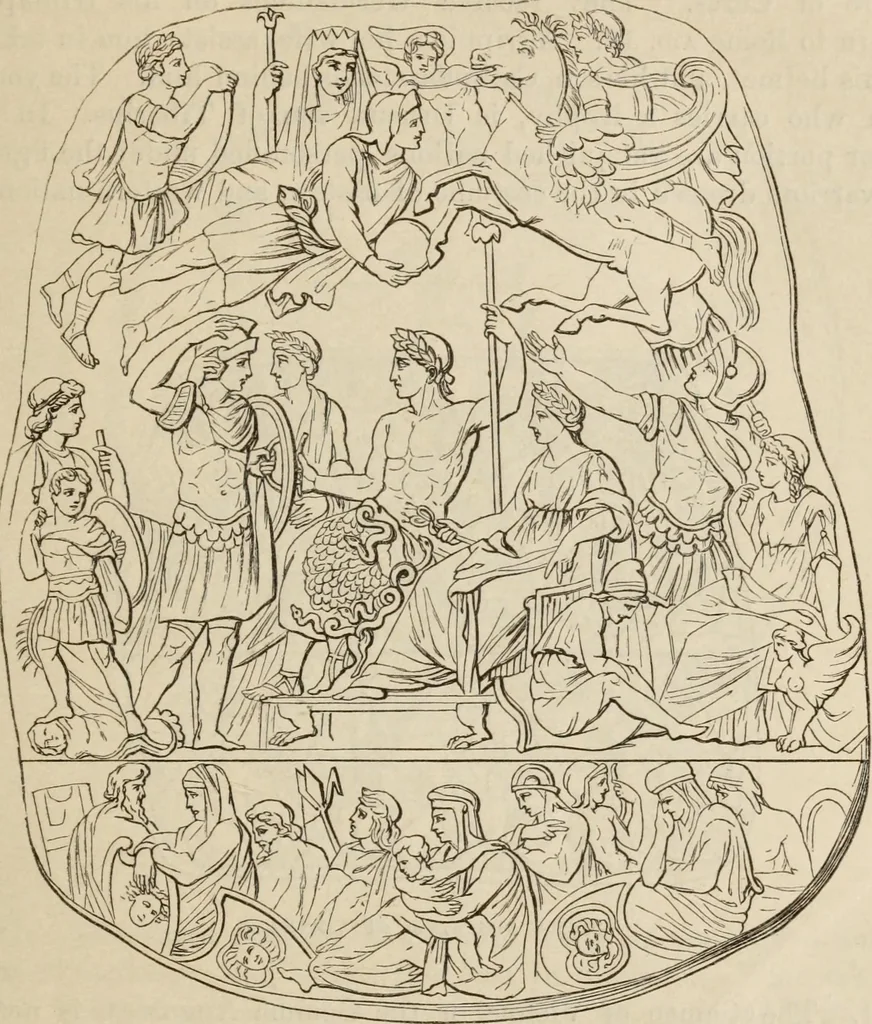 An illustration from Handbook of archaeology, Egyptian - Greek - Etruscan - Roman, 1867, leaf 307