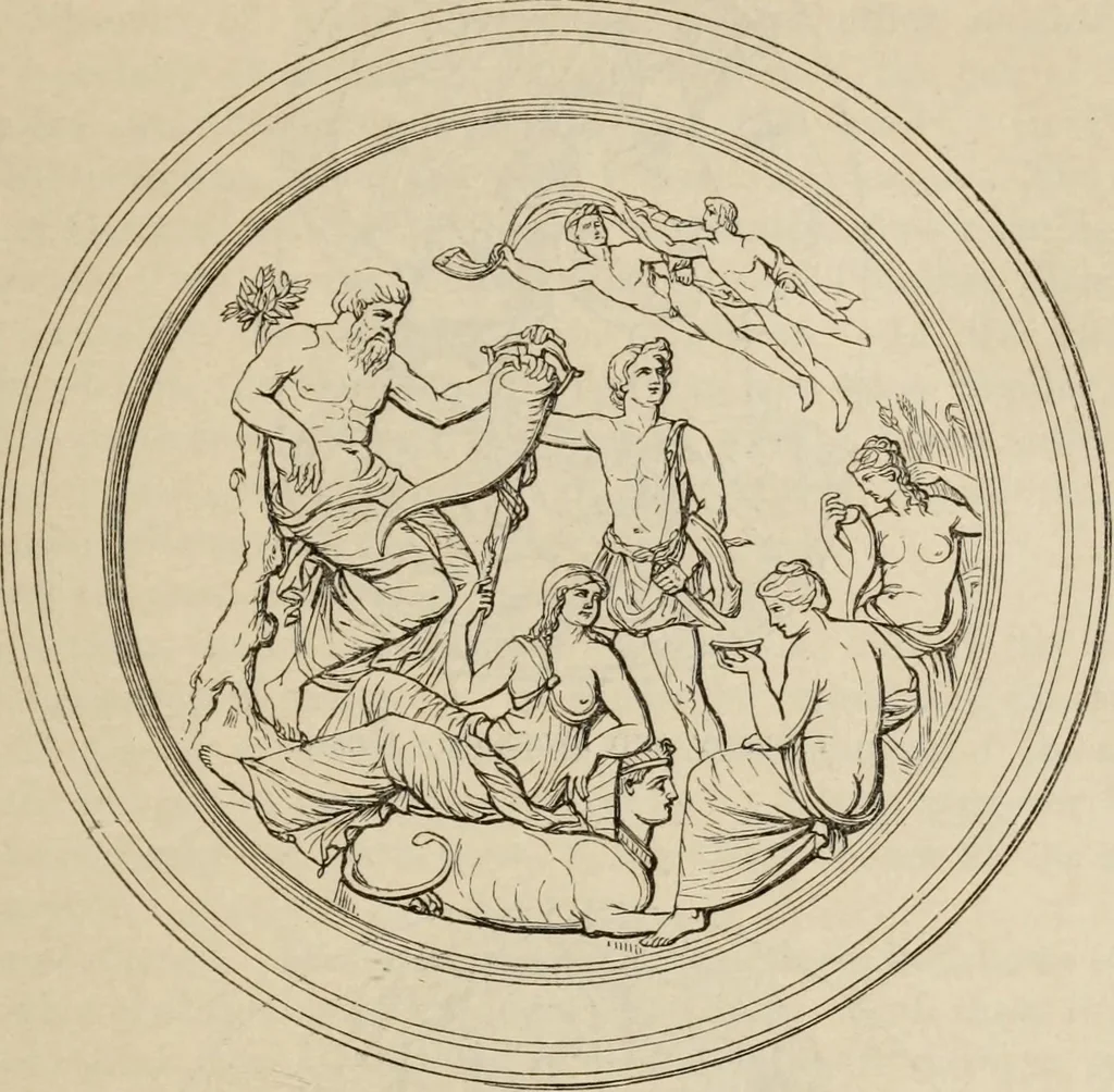 An illustration from Handbook of archaeology, Egyptian - Greek - Etruscan - Roman, 1867, leaf 309