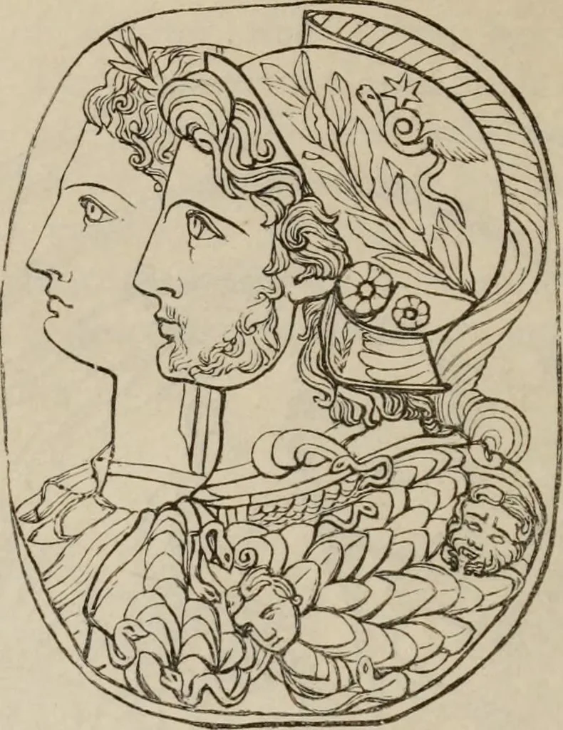 An illustration from Handbook of archaeology, Egyptian - Greek - Etruscan - Roman, 1867, leaf 310