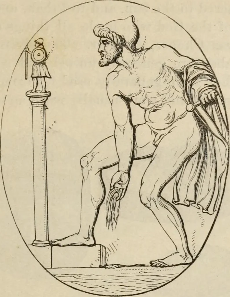 An illustration from Handbook of archaeology, Egyptian - Greek - Etruscan - Roman, 1867, leaf 323