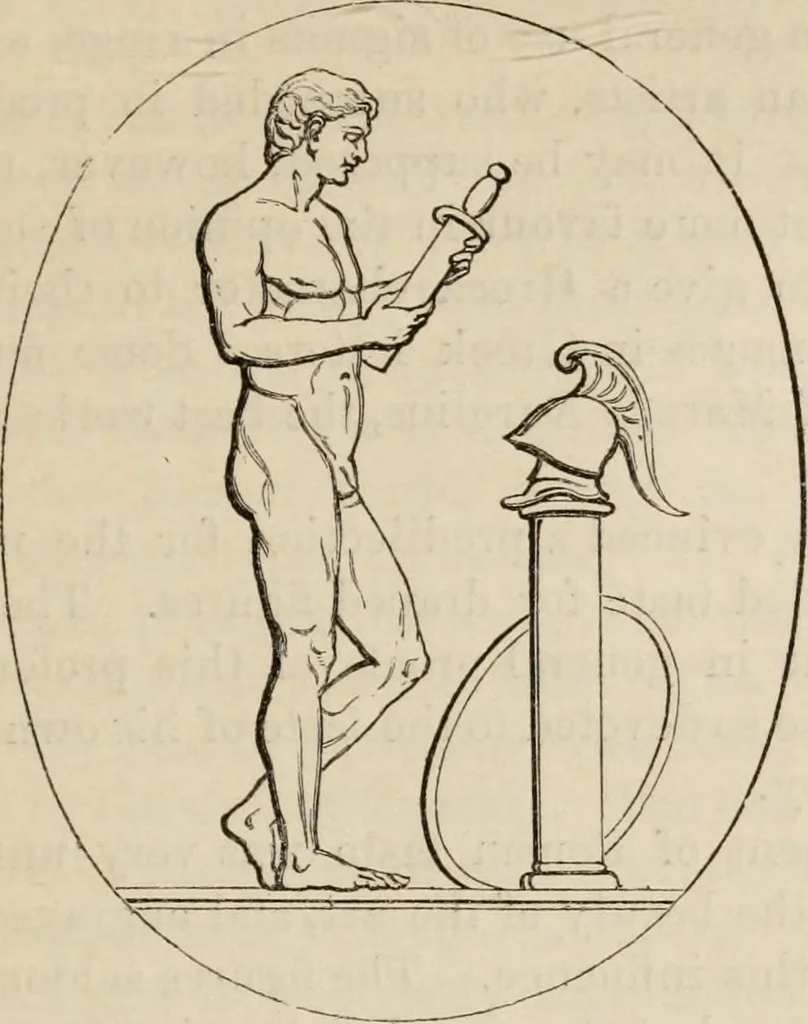An illustration from Handbook of archaeology, Egyptian - Greek - Etruscan - Roman, 1867, leaf 335