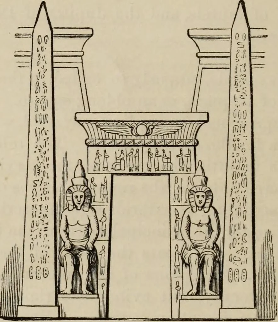An illustration from Handbook of archaeology, Egyptian - Greek - Etruscan - Roman, 1867, leaf 34