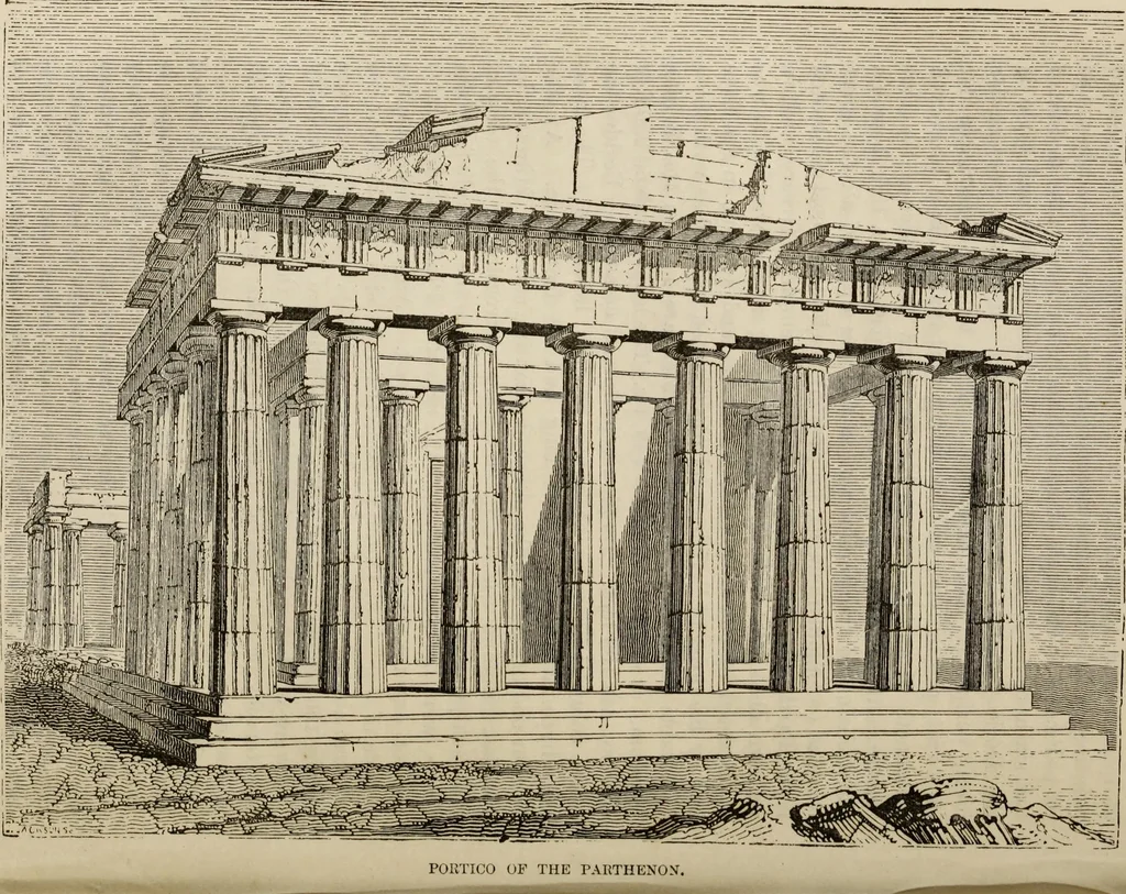 An illustration from Handbook of archaeology, Egyptian - Greek - Etruscan - Roman, 1867, leaf 44