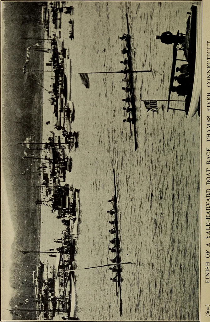 An illustration from Handbook of athletic games for players, instructors, and spectators, comprising fifteen major ball games, track and field athletics and rowing races, 1916, leaf 624