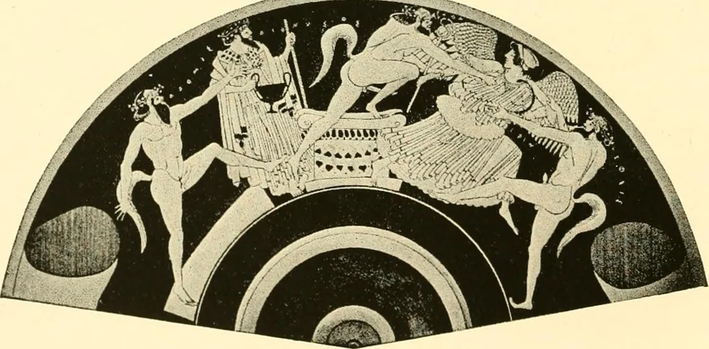 An illustration from A handbook of Attic red-figured vases signed by or attributed to the various masters of the sixth and fifth centuries B. C., 1919, leaf 138