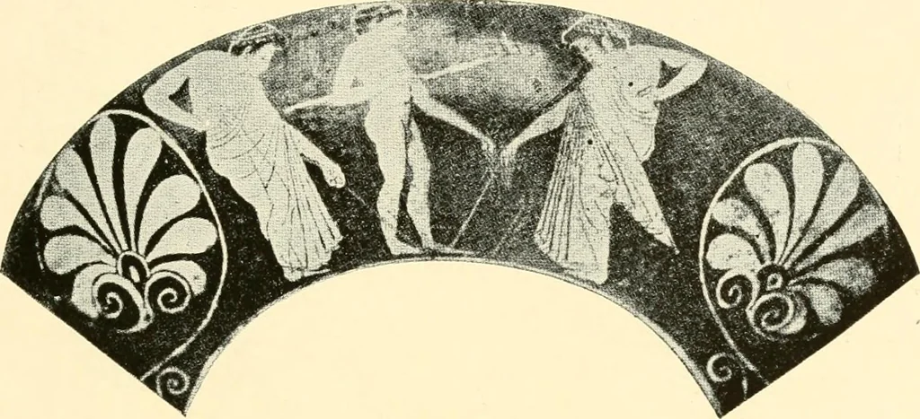 An illustration from A handbook of Attic red-figured vases signed by or attributed to the various masters of the sixth and fifth centuries B. C., 1919, leaf 191