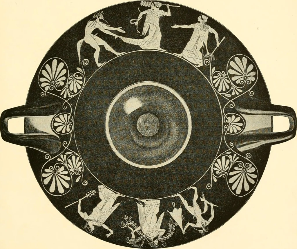 An illustration from A handbook of Attic red-figured vases signed by or attributed to the various masters of the sixth and fifth centuries B. C., 1919, leaf 213