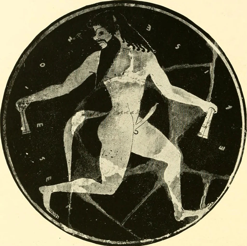 An illustration from A handbook of Attic red-figured vases signed by or attributed to the various masters of the sixth and fifth centuries B. C., 1919, leaf 214
