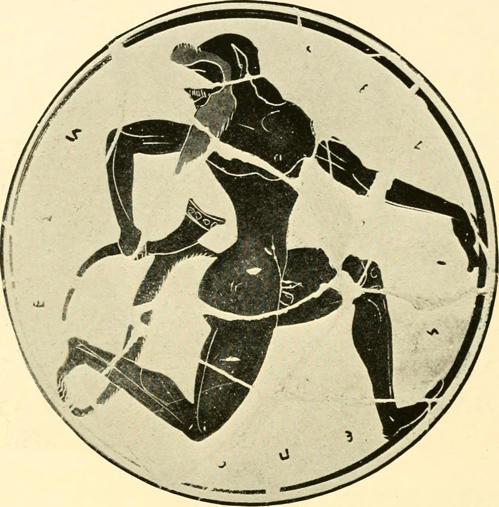An illustration from A handbook of Attic red-figured vases signed by or attributed to the various masters of the sixth and fifth centuries B. C., 1919, leaf 216