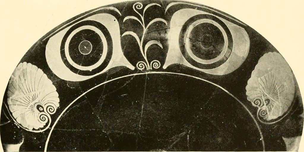 An illustration from A handbook of Attic red-figured vases signed by or attributed to the various masters of the sixth and fifth centuries B. C., 1919, leaf 217