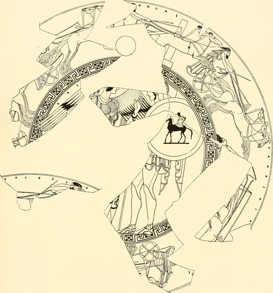 An illustration from A handbook of Attic red-figured vases signed by or attributed to the various masters of the sixth and fifth centuries B. C., 1919, leaf 239