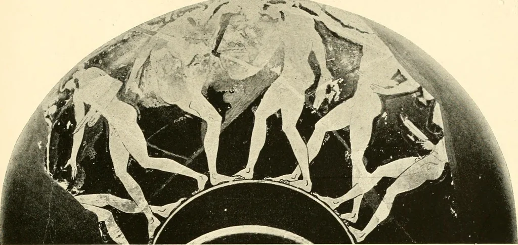 An illustration from A handbook of Attic red-figured vases signed by or attributed to the various masters of the sixth and fifth centuries B. C., 1919, leaf 255