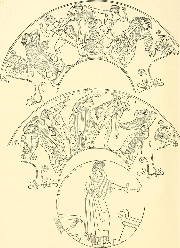 An illustration from A handbook of Attic red-figured vases signed by or attributed to the various masters of the sixth and fifth centuries B. C., 1919, leaf 258